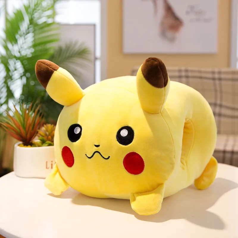 Pikachu Зима Мультфильм Рука теплая плюшевая игрушка кукла карманник Подушка теплая рука офис гостиная спальня теплый удобный подарок для детей - Цвет: Pikachu
