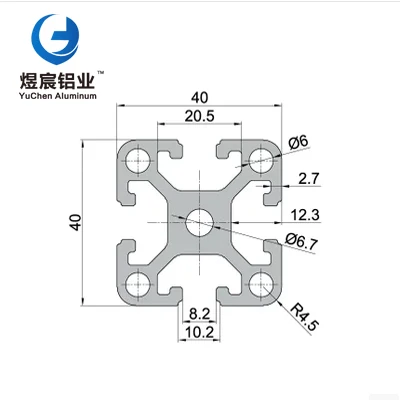 Frame aluminum profile 4040B automatic equipment and working table extrusion profiles alloy |