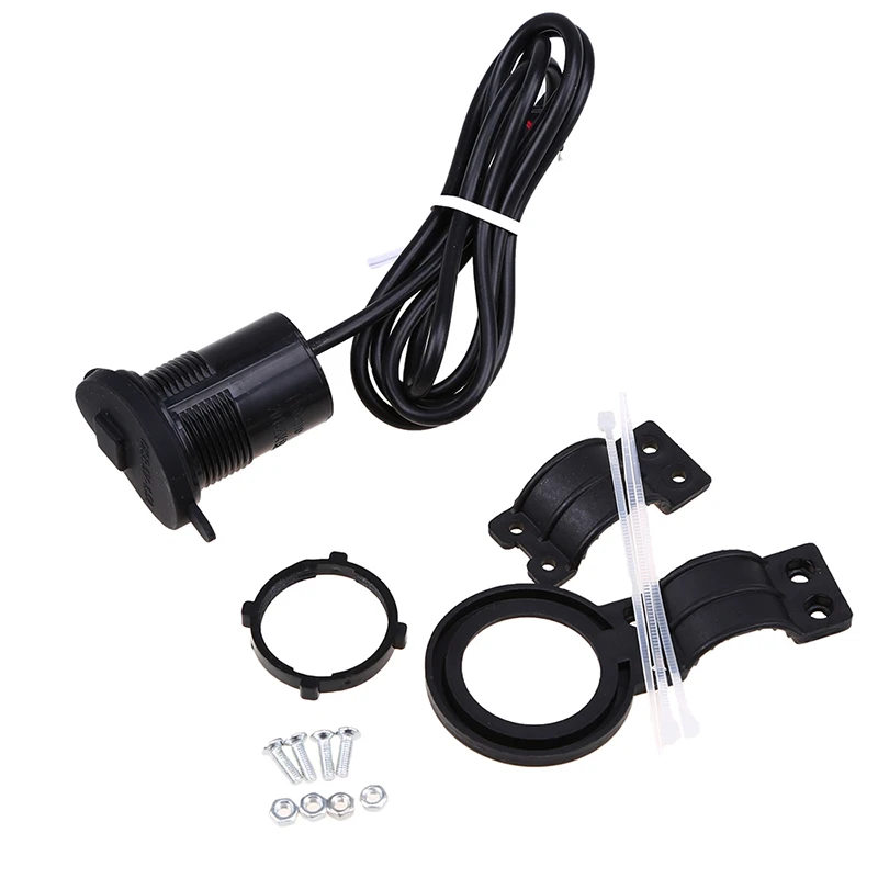 USB зарядное устройство posbay для мотоцикла и автомобиля водонепроницаемый адаптер