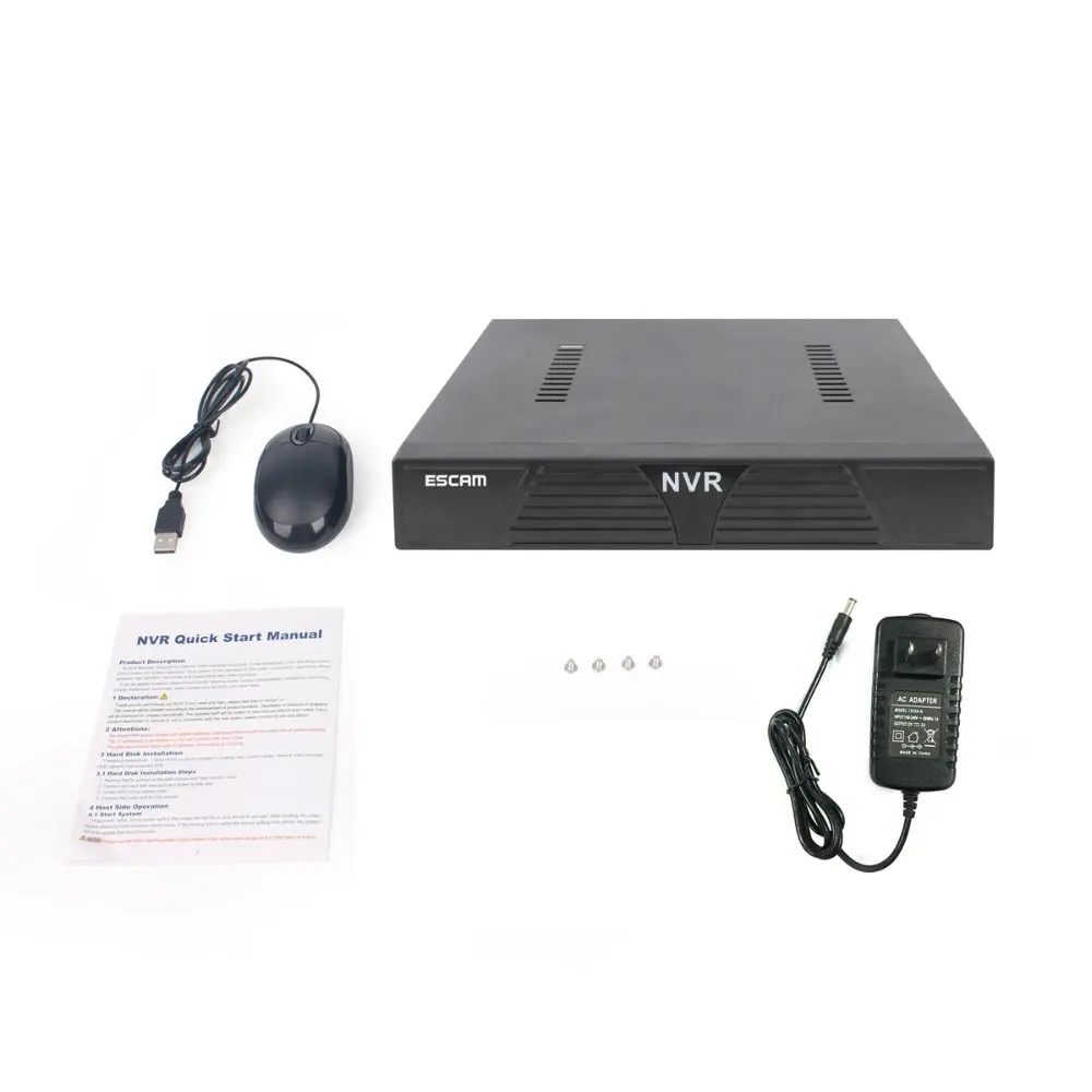 ESCAM K616 NVR HD 1080P 16CH сетевой видеорегистратор H.264 HDMI/VGA видео выход Поддержка Onvif P2P облачный сервис