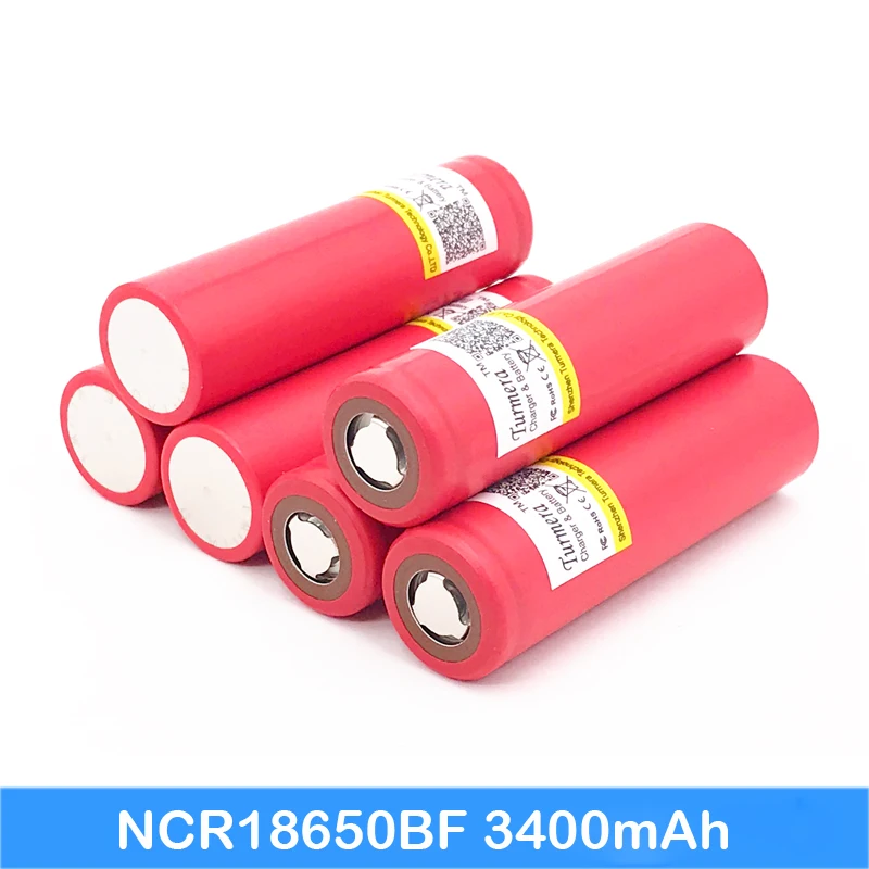 Оригинальный аккумулятор 18650 3400 мАч для sanyo ncr18650bf подходит светодиодного