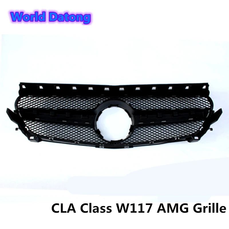 W117 подтяжка лица AMG Передняя решетка для Mercedes CLA класс ABS Материал C117 Benz автомобиль