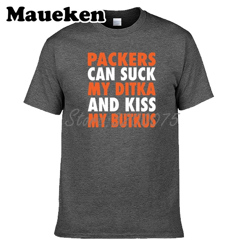 Мужская футболка Cutler making 6 Chicago PACKERS CAN Suck My Ditka Kiss Butkus с круглым вырезом W19031199|t shirt
