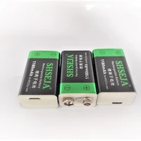9v 1180mah usb rechargeable 9v lipo battery for rc camera drone accessories 9v battery usb battery