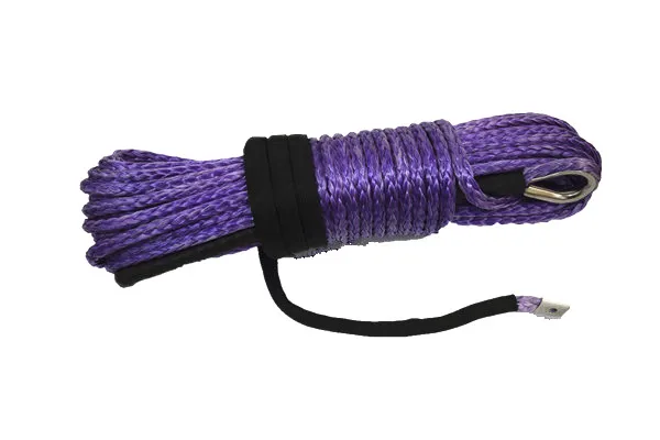 

Free Shipping Purple 10mm*30m Synthetic Winch Cable,Towing Ropes,Offroad Rope,UHMWPE Winch Rope