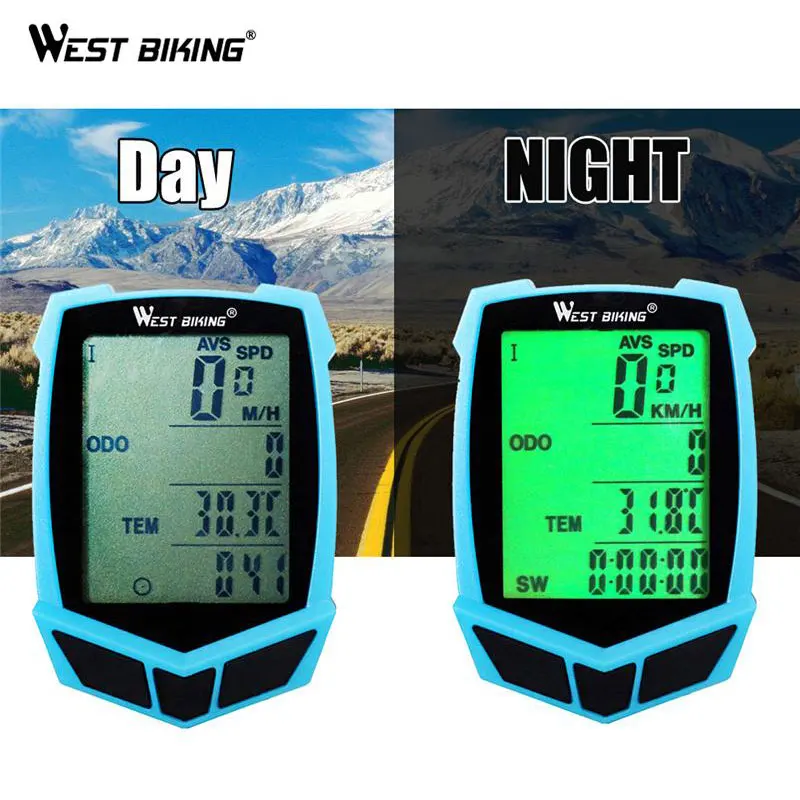 WEST BIKING спидометр для велосипеда беспроводной Велосипедный компьютер