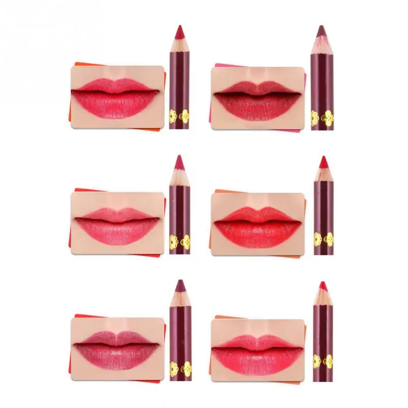 Профессиональный Cometic губ ручка анти-пот красочные Водонепроницаемый Макияж