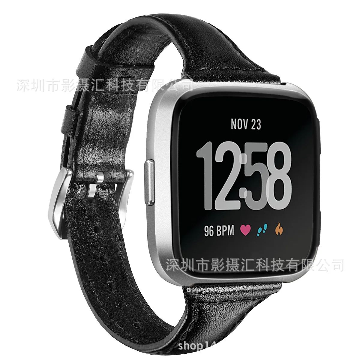 Ремешок для часов из натуральной кожи Подходит умных Fitbit Versa новинка 2018 модный