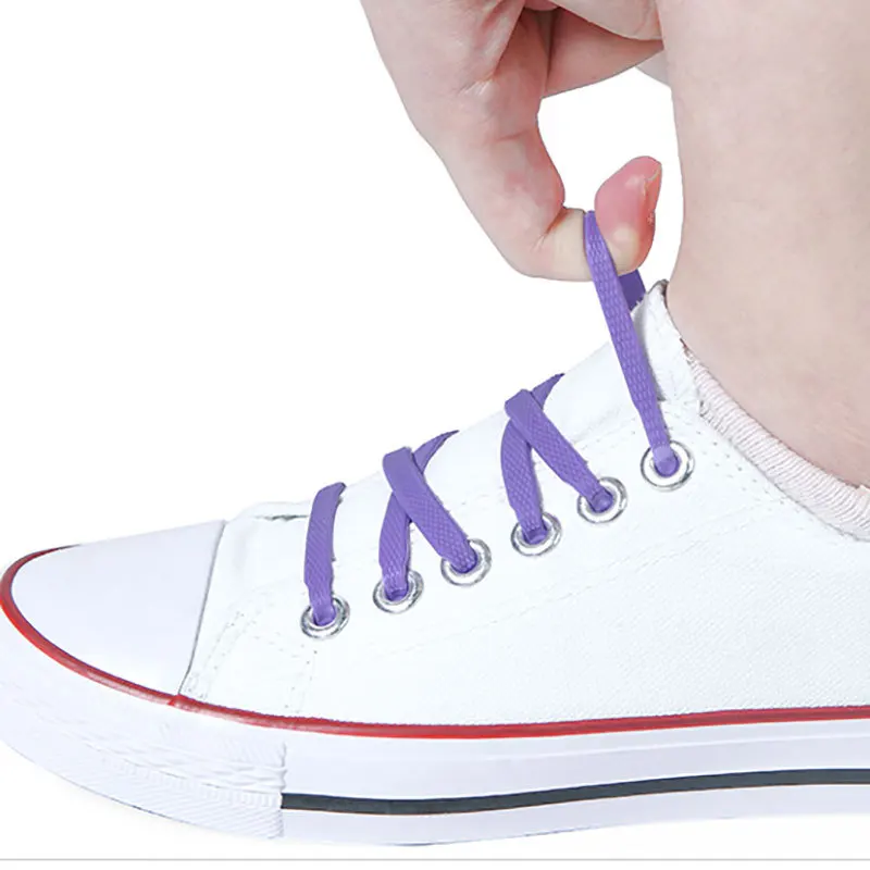 12 шт./компл. эластичные силиконовые шнурки не завязывать для детей и взрослых