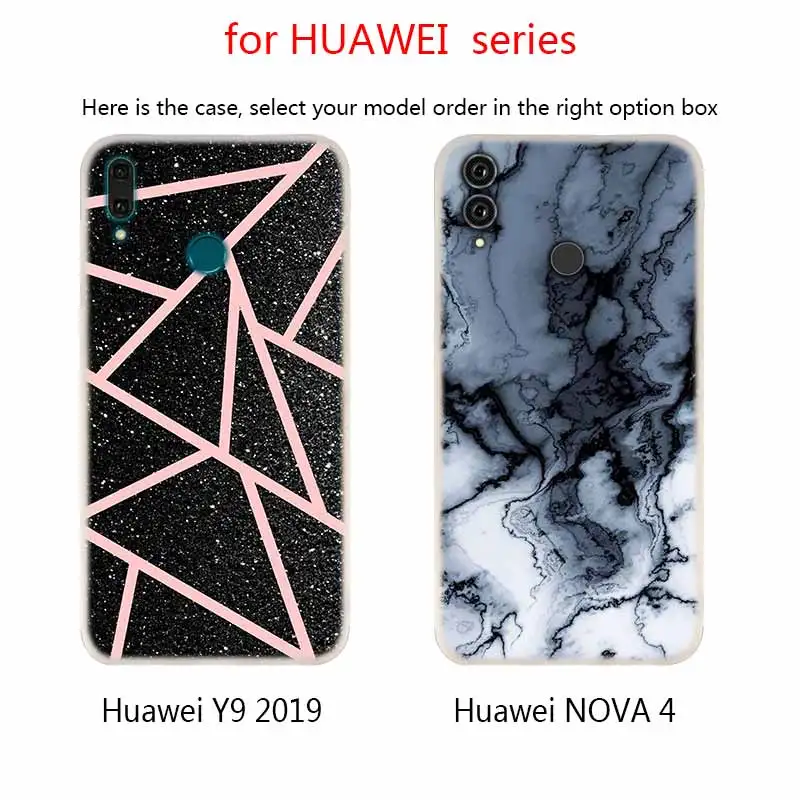 Шикарный чехол с мраморным принтом мягкие силиконовые чехлы для Huawei Mate 10 Lite 20 Pro 20X