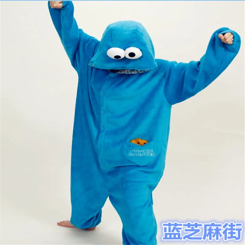 2018 Оптовая продажа животных кигуруми Улица Сезам Onesie взрослых унисекс косплэй