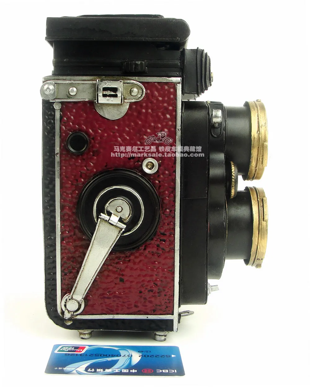 Лидер продаж, классический европейский стиль, ретро, немецкая модель камеры Rolleiflex, креативная мини железная модель, лучший подарок, украшение для домашнего бара