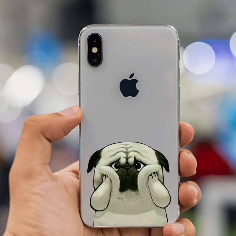 Cute Welsh Corgi Pembroke Shiba Inu Animal Dog The cat Soft Silicon TPU Case Cover For iphone XS MAX 8 8Plus 6 6S Plus 5 5S SE | Мобильные