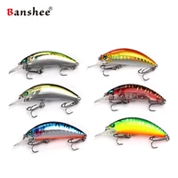 6pcslot fishing lure go cm001 small crankbait wobbler isca artificial hard bait pesca tackle floating freshwater perch 4 7g 8