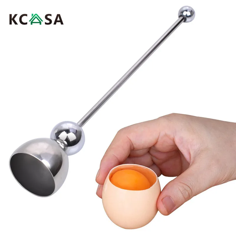KCASA KC ET047 нержавеющая сталь яйцо нож для ракушек Топпер резак Cracker молоток кухня