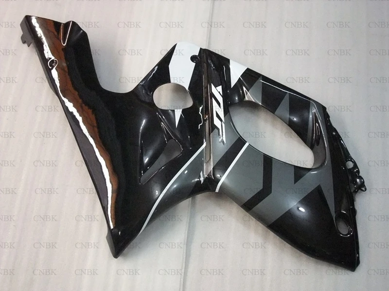 Для Thundercat 1997 2007 кузов YZF 600R 04 05 серебристо черный Обтекатели из белого пластика