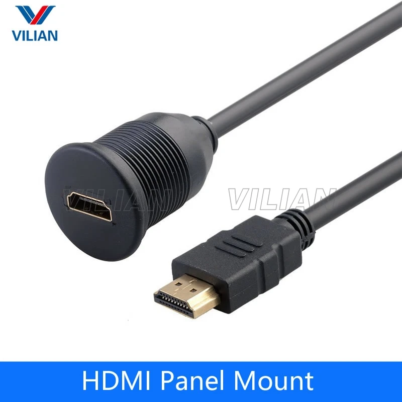 HDMI водонепроницаемый монтажный удлинитель для мужчин и женщин 1 м грузовика