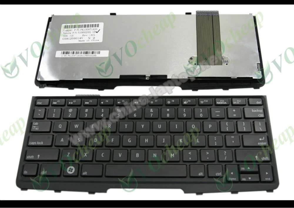 New Laptop keyboard for Nokia booklet 3G netbook Black US Version - V108502AS1 | Компьютеры и офис
