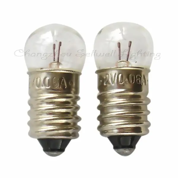 Новинка! Миниатюрная лампочка E10 T10x23 2v 0.06a A031 Sellwell lighting factory|miniature bulb|e10 lampminiature lamp |