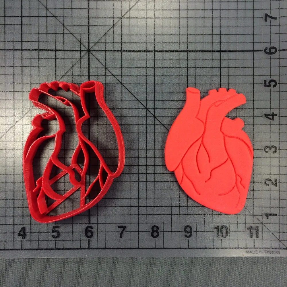 Анатомическое Сердце Набор Печенья индивидуальный заказ 3D печатных фрезы Пресс