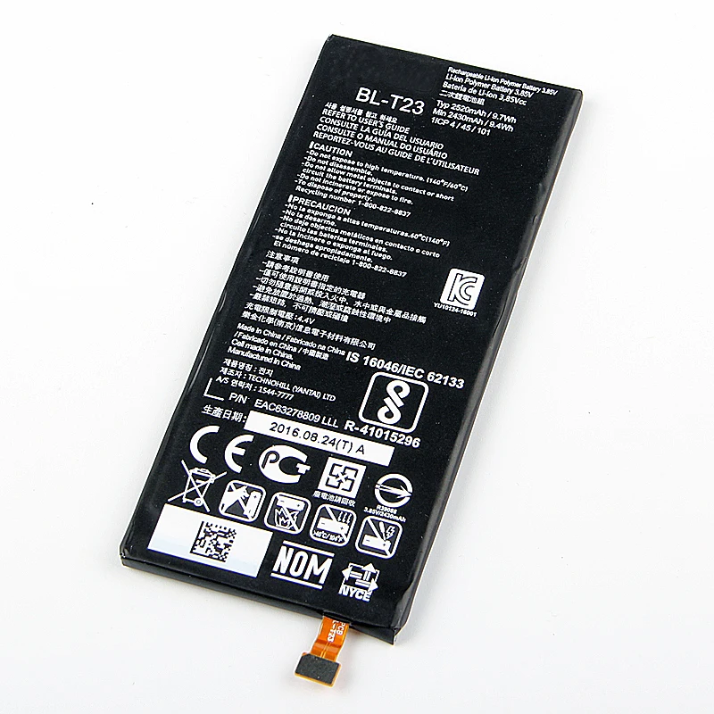 Оригинальный аккумулятор большой емкости для LG X Cam K580 K580Y K580DS F690 2500