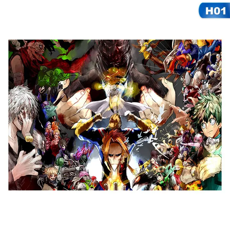 2019 My Hero Academia прокрутка картина японское аниме настенные подвесные плакаты