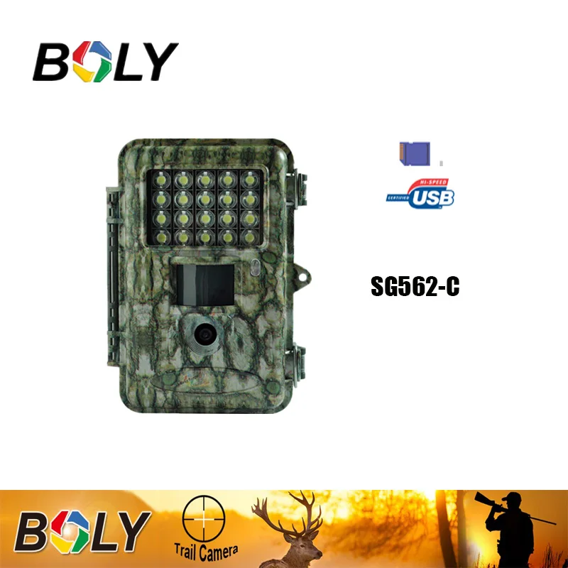 Bolyguard ночное видение Охота 14MP 720P HD 100ft PIR сенсор Ультра низкое энергопотребление