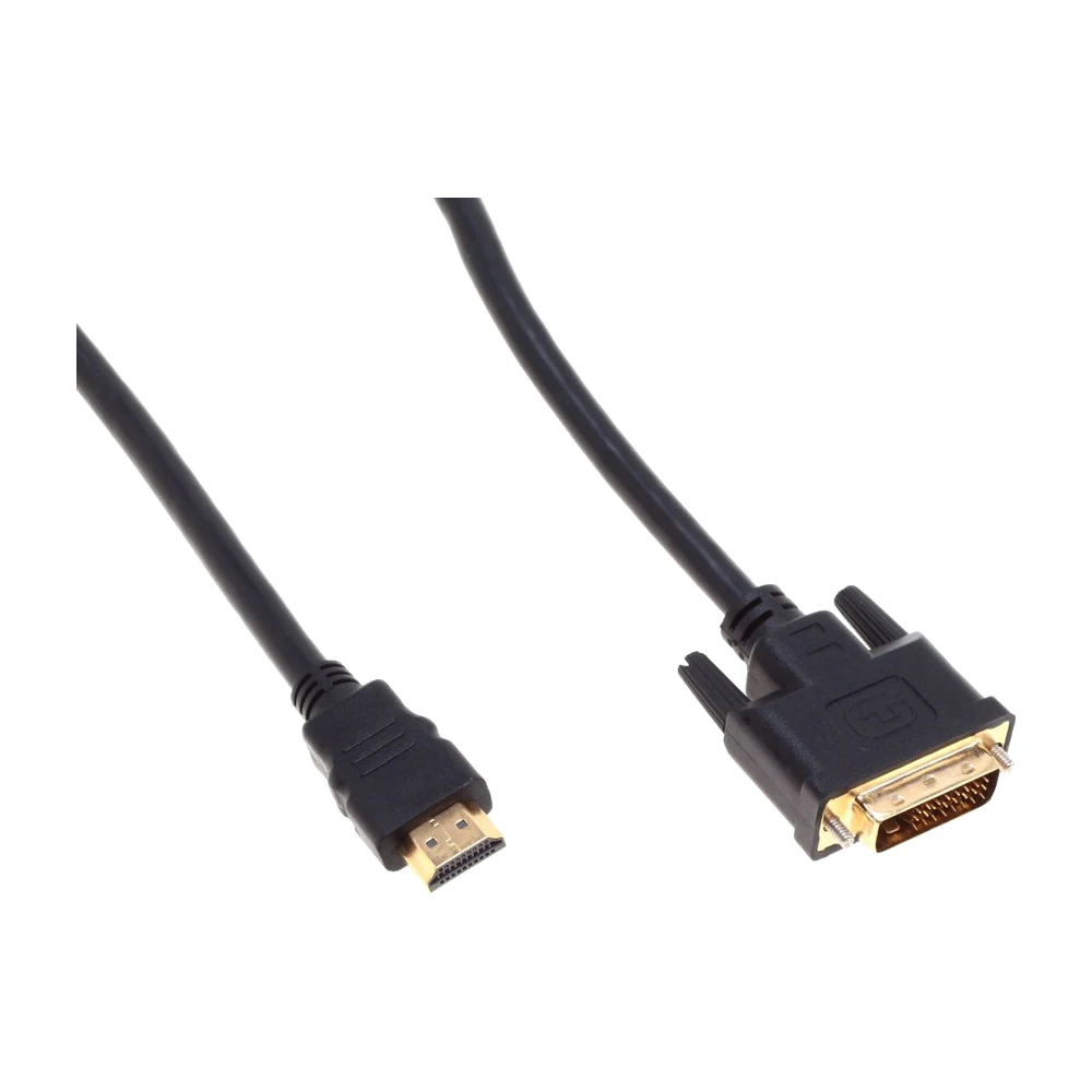 Кабель аудио-видео Buro HDMI (m)/DVI-D (Dual Link) (m) 1.8м. Позолоченные контакты черный (BHP RET H |