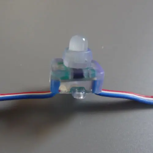 500 шт. квадратный WS2811 RGB LED модуль IP68 Водонепроницаемый DC5V Вход полный Цвет
