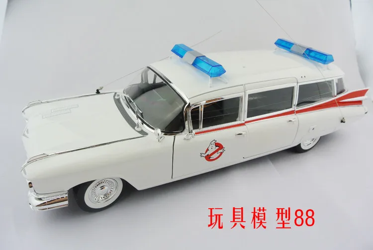 1:18 колеса 1959 Cadillac ECTO Ghostbusters оригинальные модели GHOSTBUSTERS высокая имитационная