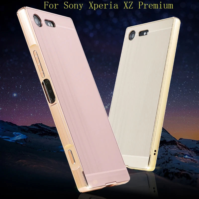 Для Sony Xperia XZ Премиум Чехол матовый для задней крышки, Твердый чехол с пластинчатый металл рамка чехол для Sony Xperia XZ Премиум F8332 чехол