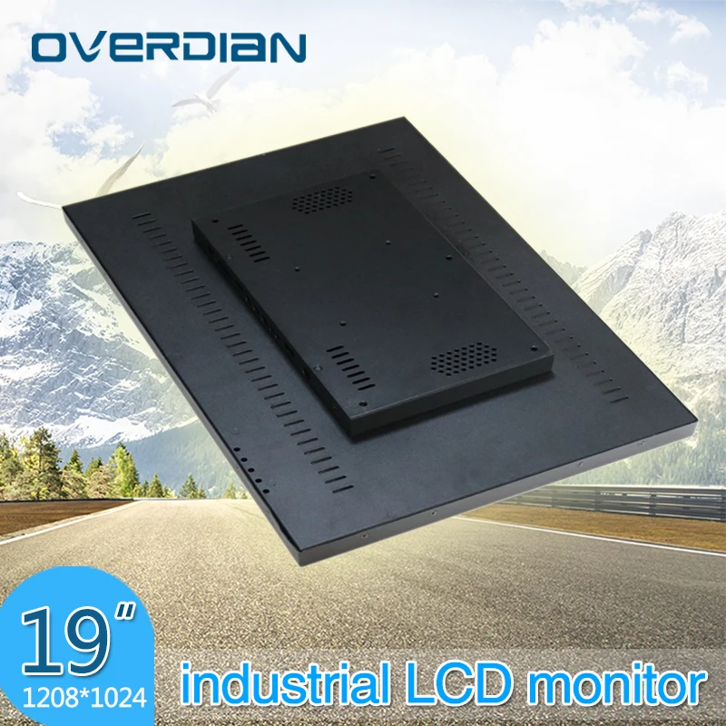 19 дюймов/19 &quotVGA/USB/HDMI интерфейс Промышленный контроль Lcd Сопротивление сенсорный