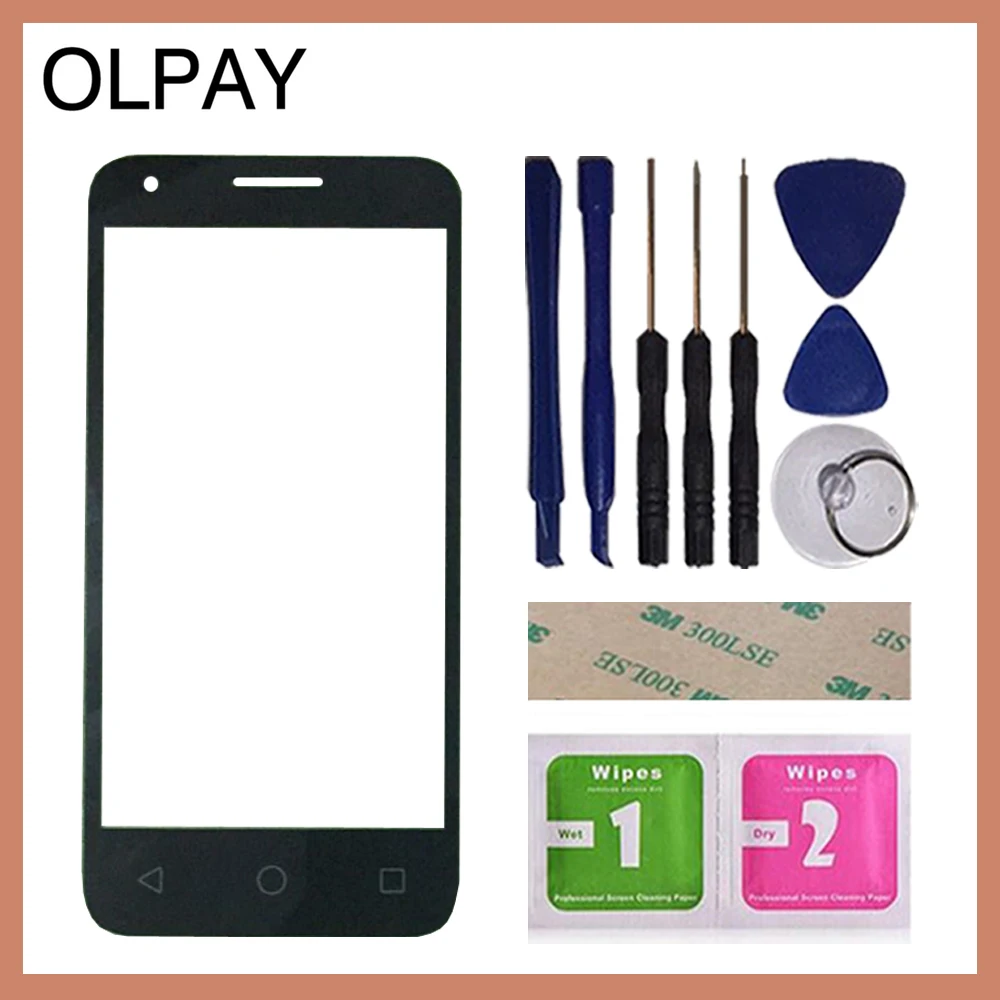 4 5 &quotпередняя внешняя стеклянная сенсорная линза для Alcatel One Touch Pixi 3 4.5 4027D 4027X 5017