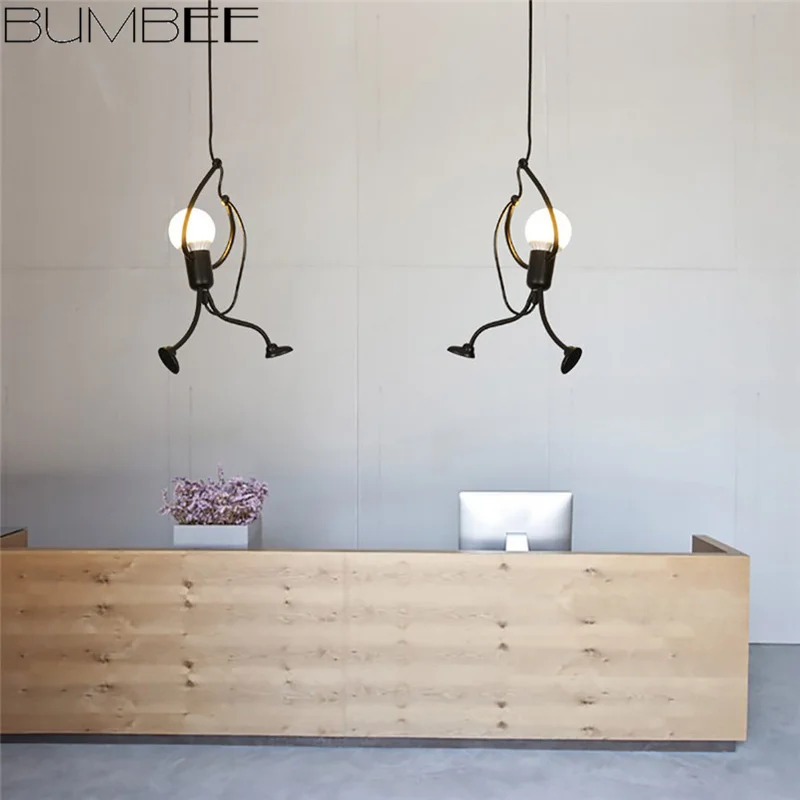 Современная Очаровательная подвесная люстра креативная железная лампа