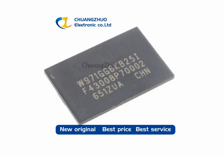 

5pcs W971GG6KB25I W971GG6KB DDR2 SDRAM 1GBIT 2.5NS 84BGA