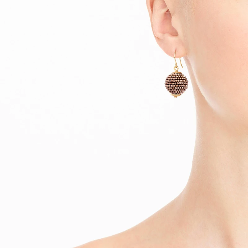 5 цветов круглые акриловые бусины серьги с шариками богемные ювелирные изделия