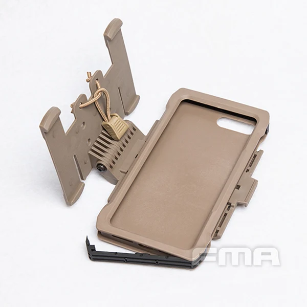 TAN Чехол для телефона FMA Ip Xs Max мобильный чехол для Molle тактический кейс для наружного охотничьего оборудования Molle Чехол 3 цвета военный чехол - Цвет: TAN