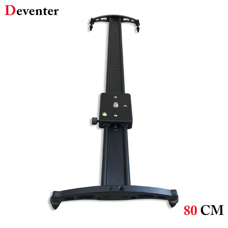 80CM Deventer 120 см направляющая рельсовая система с направляющей для камеры с нагрузкой 10 кг для стабилизации видео-и видеосъемки DSLR - Цвет: 80CM