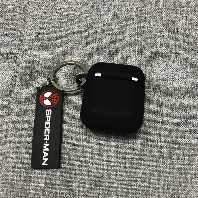 Мягкий силиконовый чехол с рисунком Человека-паука для Apple Airpods 1 противоударный чехол для Air Pods 2 милый чехол для наушников Marvel s Аксессуары
