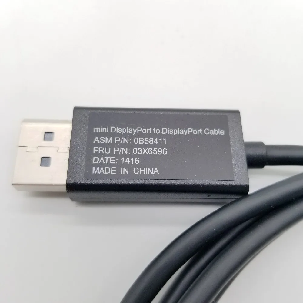Новый оригинальный кабель для Lenovo Mini-DisplayPort к DisplayPort 2 м Mini D-port К DP 03X6596 |