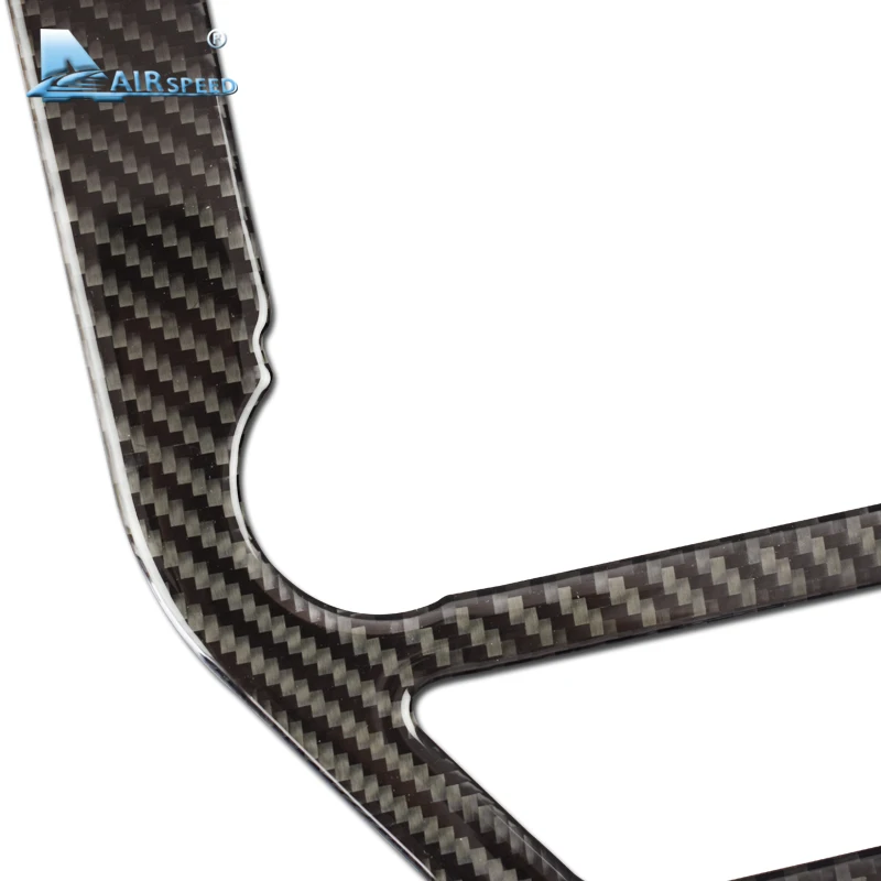 Airspeed Carbon Fiber Автомобильная консоль рамка наклейки для Ford Mustang- Автомобильная панель управления Панель AC CD Чехлы для автомобиля Стайлинг