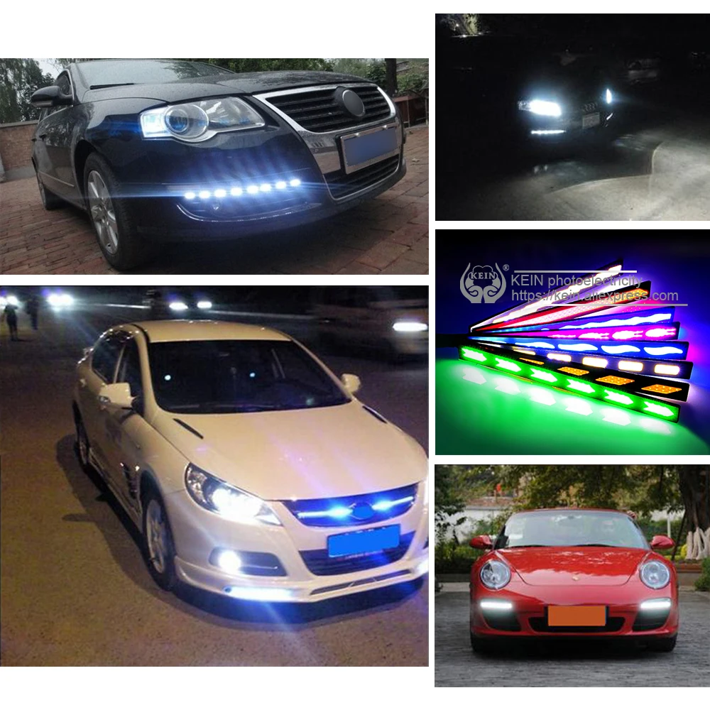 KEIN специальный 17 см COB DRL авто светодиодный Вождение автомобиля противотуманные