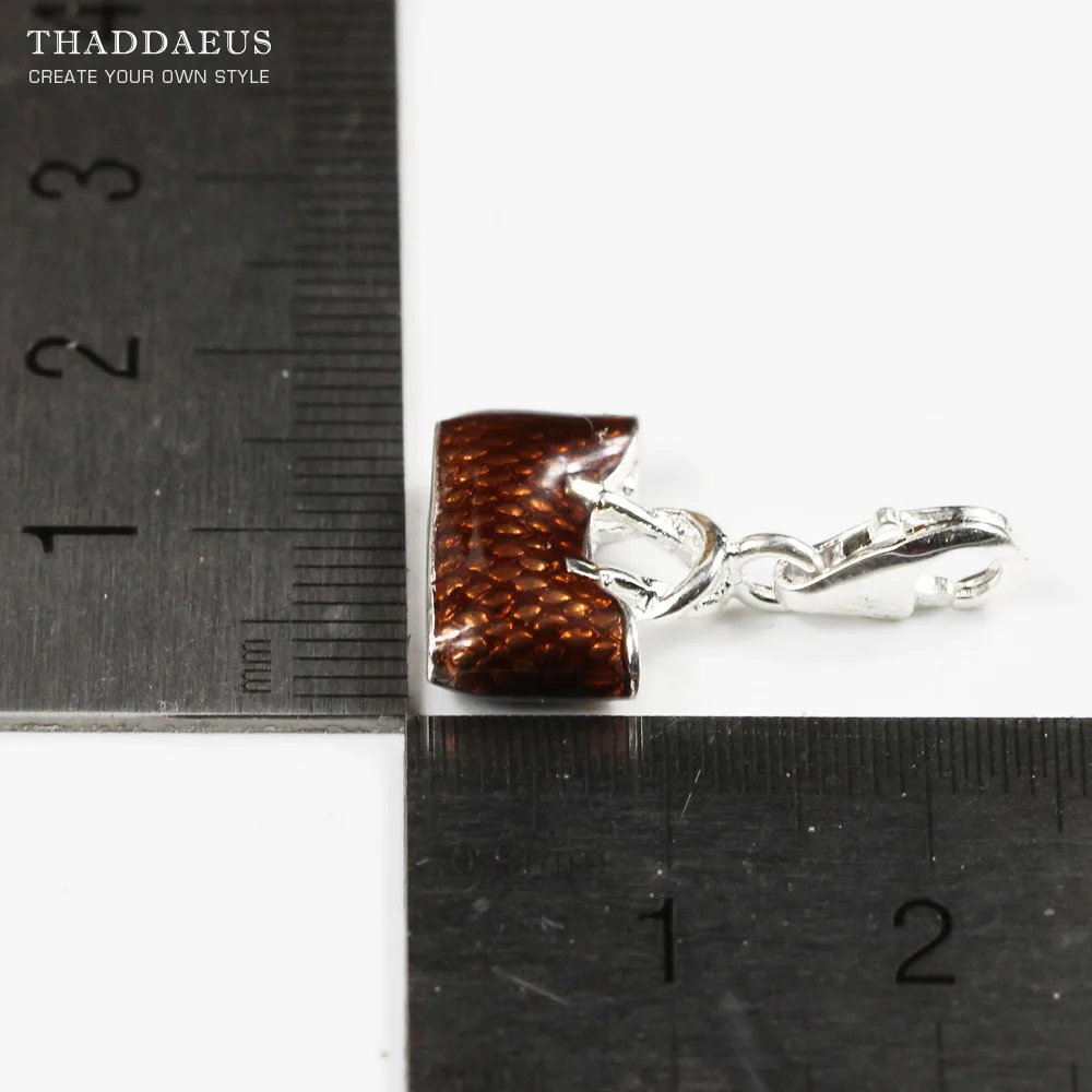 Женская сумка для покупок в Европейском стиле коричневая из стерлингового