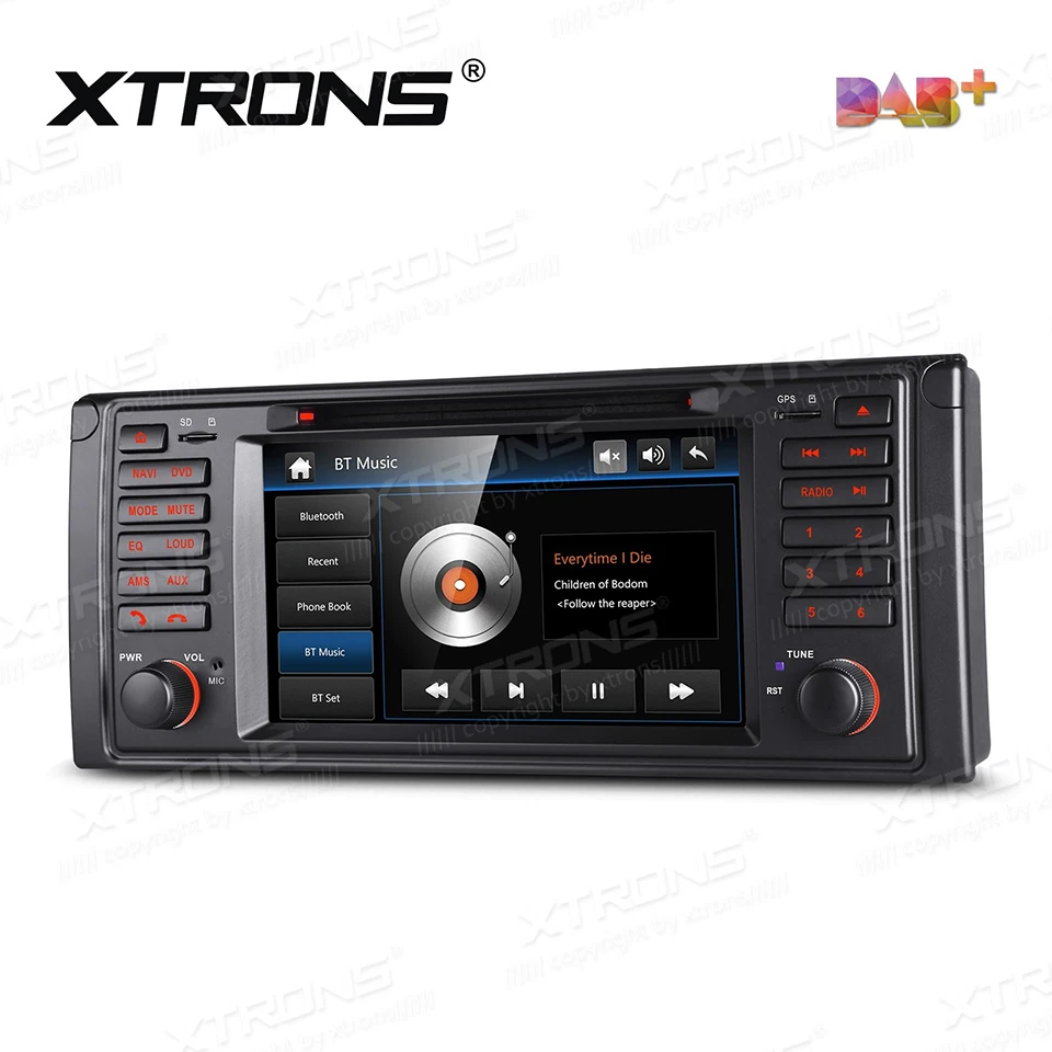 Автомагнитола 7 &quotDAB + 1Din dvd плеер GPS для BMW E39 M5 серия E38 Авто Nav 1 Din Bluetooth CANBus SD RDS