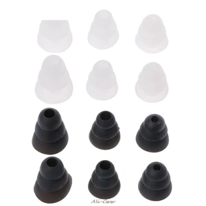 3 пары1 комплект SML трехслойные силиконовые сменные амбушюры для наушников-вкладышей мини-наушники-вкладыши