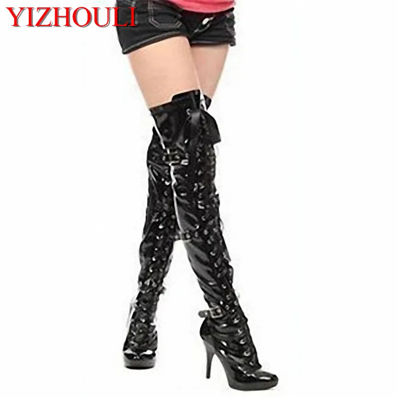 13cm high heels fine nightclubs with performance boots sexy over-the-knee boots model props shoes high with boots
13cm high heels fine nightclubs with performance boots sexy over-the-knee boots model props shoes high with boots