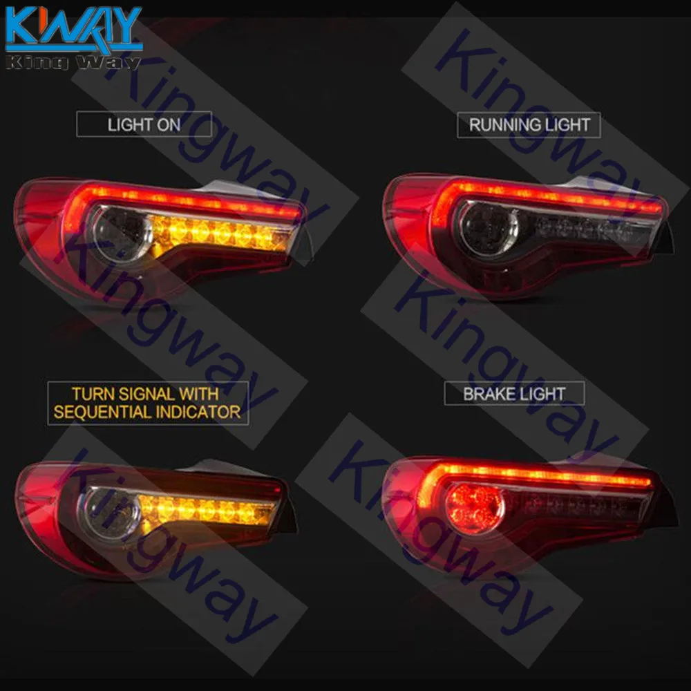 Бесплатная доставка-King Way-задние фонари задние для 2013-2017 TOYOTA 86 hai5% SUBARU BRZ ZC6 SCION FR-S |