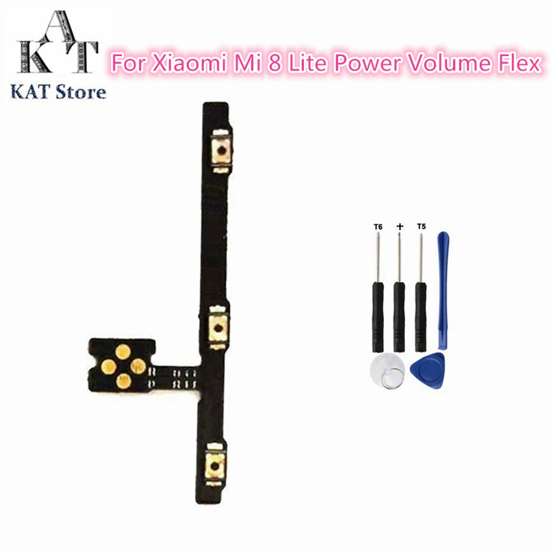 

KAT For Xiaomi Mi 8 Lite Power Volume Flex Cable Side Key Button Flex Cable Quality Guarantee
