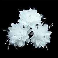 free shipping 12pcs wedding bridal pretty flower hair pin hair accessory 12 colors to choose new sp 807