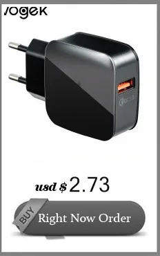 Зарядное устройство Vogek 5 V 3A Quick 3,0, зарядное устройство для мобильного телефона, зарядное устройство для путешествий, зарядное устройство для iPhone, huawei, планшета, QC 3,0, быстрая зарядка, штепсельная вилка ЕС